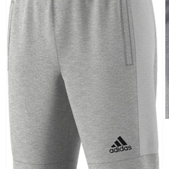 Adidas Team Lite Issue Tapered Mens Size XL Grey Track Sports Jogger Pants 09/18 - Picture 9 of 16